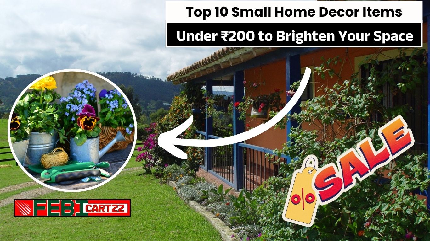 Top 10 Small Home Decor Items Under ₹200 to Brighten Your Space