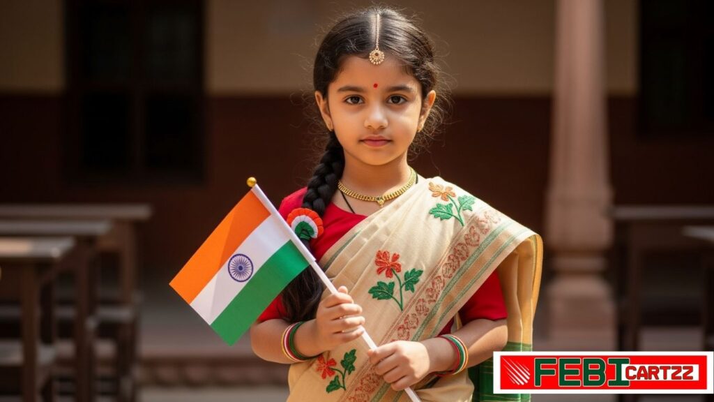 लड़की बच्चे के लिए फ्रीडम फाइटर ड्रेस ऑनलाइन