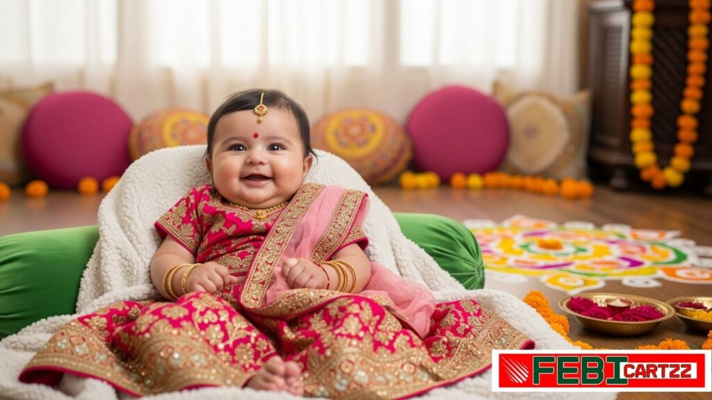 Traditional dress for 6 Months baby gir